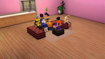 Goku and vegeta decide to try out eachothers wives bulma and chichi