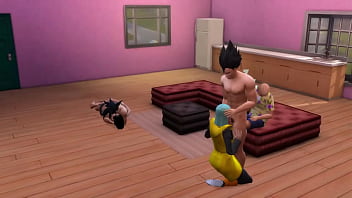 Goku and vegeta decide to try out eachothers wives bulma and chichi