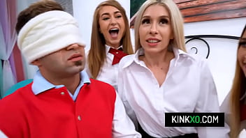 Russian teen and her horny bffs share cock