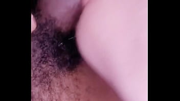Closeup of my pretty pussy eating his whole bbc