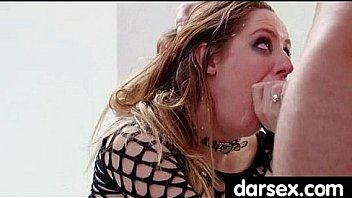 Gorgous babe in stockings tasiting a dick 25