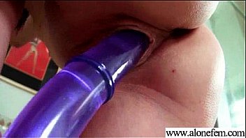 Alone horny girl love sex toys for masturbation clip 12