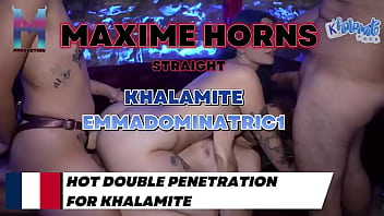 Avec khalamite et emmadominatric1 on ne fait pas les choses à moitié sexe hardcore cumshot explosif et une scèn