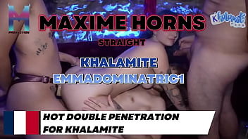 Avec khalamite et emmadominatric1 on ne fait pas les choses à moitié sexe hardcore cumshot explosif et une scèn