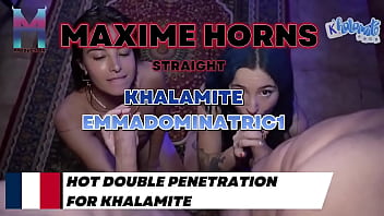 Avec khalamite et emmadominatric1 on ne fait pas les choses à moitié sexe hardcore cumshot explosif et une scèn