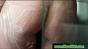 Hot japanese gives wet nuru massage 04