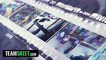 Cutie bubble butt green haired student steals and learns a hard fucking lesson shoplyfter