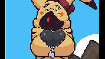Pokemon recibe cachetada caliente en las tetas