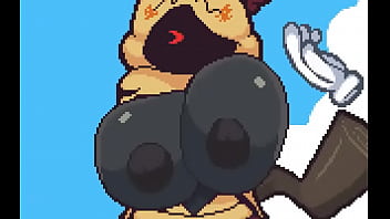 Pokemon recibe cachetada caliente en las tetas