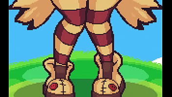 Pokemon recibe cachetada caliente en las tetas