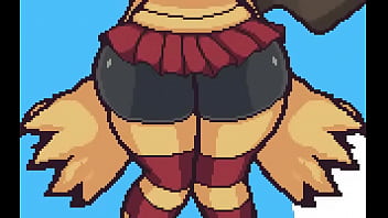 Pokemon recibe cachetada caliente en las tetas