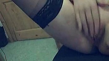 Nasty blonde teen shows her body