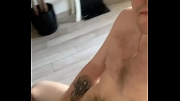 I couldn’t hold it anymore just grabbed my cock and started stroking wanna see how it ends