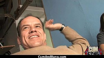 Big booty ebony gangbanged by white dudes 8