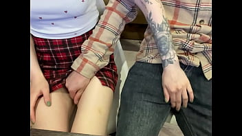 Students got bored during history lecture risky masturbation in public