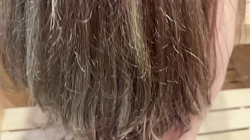 Gf & her step mom share teddy tarantino's cock in the sauna