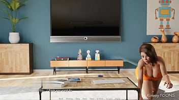 Ghetto milf shakes her big booty for her neighbour