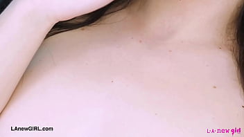 Teen sexy brunette naked close up