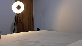 Preparation scene prior to actual anal fuck video