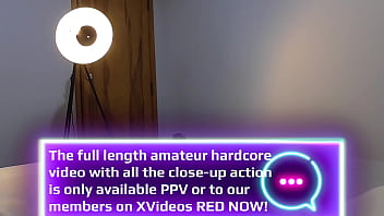 Preparation scene prior to actual anal fuck video