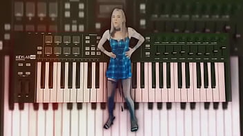 Hot Miniskirt Girlie Wiggles To The Music thumbnail