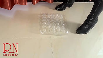 Eggs box all needing to be destroyed by my high boots cam 2