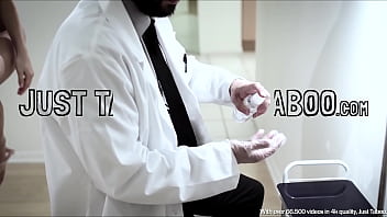 A hot girl patient comes to the doctor and says she needs some help the doc is inspecting her inside out and has his special methods to do so