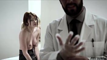 A hot girl patient comes to the doctor and says she needs some help the doc is inspecting her inside out and has his special methods to do so