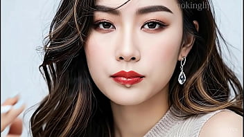 Smoke fetish smoking girl red lipstick ai movie