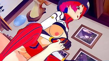 Machu gets horny after training anime 3d hentai