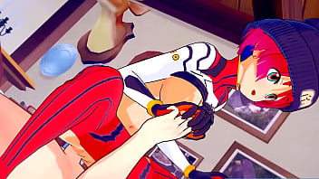 Machu gets horny after training anime 3d hentai