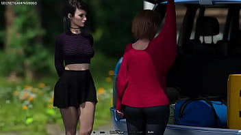 Summer heat developed by naughty fox games lucky pervert lives in a house full of hot sexy women