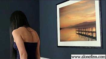 Sexy alone girl karry masturbate on cam with crazy sex stuffs clip 08