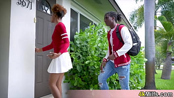 Black sex goddess having a special lesson