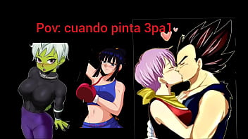 3pa1 el principe y las más perras de dragón ball