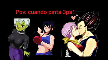 3pa1 el principe y las más perras de dragón ball