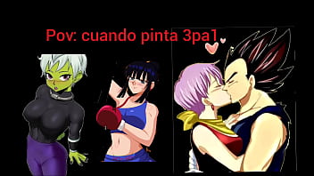 3pa1 el principe y las más perras de dragón ball