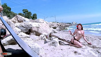 Pretty petite redhead emy russo stripping