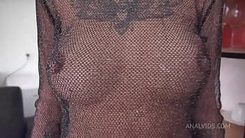 Larinha small huge perfect breasts brazilian gets her ass stretched by a huge monster cock anal huge gapes big perfe