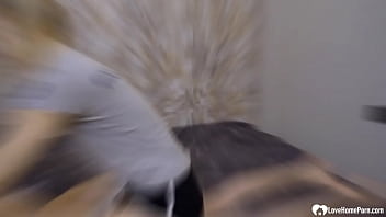 Blonde hottie loves my cock inside her