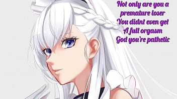 Maid short jerk off instructions censorship insults ruined orgasm denial Maid short jerk off instructions censorship insults ruined orgasm denial