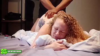 Lucky gurl kween bunny b sexy submissive bbw milf gets pounded doggystyle