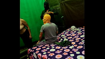 My best friends take me to the vacation ranch and we make a delicious homemade threesome real homemade sex