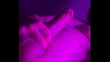 Hott Big Cock Under Pink Light Fucking Showing Off Like A Real Porn Star thumbnail