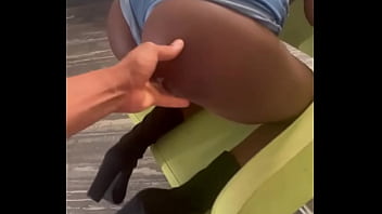 Giving A Blowjob While Spinning On A Chair thumbnail
