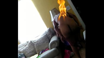 Sexy ass on flames