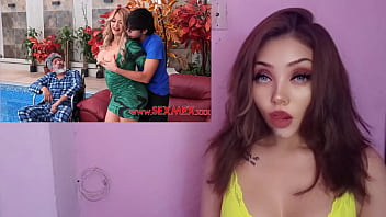 Masturbandome con una milf chichona y golosa nalgona