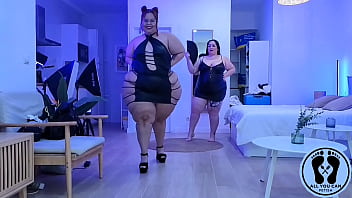 Bbw girls maequira and eris bbw1 teasing alfxnow fashion show