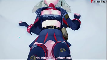 Burnice white fucking in pov after i kiss her in the bar zenless zone zero full & pov on sheer & fantasyking3