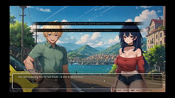 Bluring the walls romance hentai game ep 3 teasing her boyfriend with voyeurism ideas